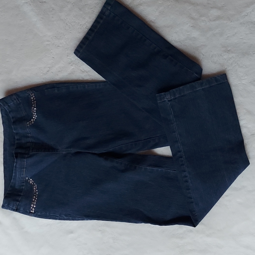 Pull up Jeans Jewel Pocket Design Size S